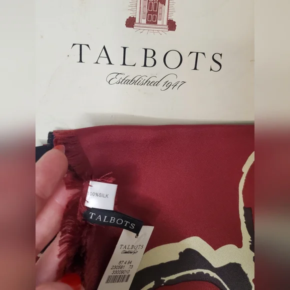 Talbots Silk Scarves - Picture 2 of 3